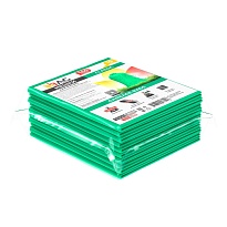 Мешки для мусора 160 л, зеленые, в пачке 10 шт., ПВД, 40 мкм, 900х1100 мм, i-Bag в Екатеринбурге