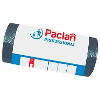 Мешки для мусора 60 л, черные, в рулоне 50 шт., ПНД, 6,2 мкм, 800х600 мм, PACLAN Professional, 604078 в Екатеринбурге