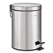 Ведро-контейнер для мусора (урна) с педалью LAIMA Classic, 12 л, зеркальное, нержавеющая сталь, со съемным внутренним ведром в Екатеринбурге