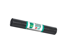 Мешки для мусора 160 л, черные, в рулоне 10 шт., ПВД, 25 мкм, 1100х800 мм, GRIFON, 101-031 в Екатеринбурге