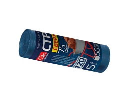 Мешки для мусора 120 л, трехслойные, синие, в рулоне 5 шт., ПВД, 75 мкм, 1100х700 мм, GRIFON PROFF СТРОЙКА, 101-521 в Екатеринбурге