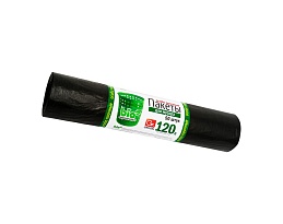 Мешки для мусора 120 л, серые, в рулоне 50 шт., ПНД, 16 мкм, 1100х700 мм, GRIFON, 101-015 в Екатеринбурге