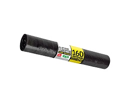 Мешки для мусора 160 л, черные, в рулоне 25 шт., ПВД, 40 мкм, 1100х800 мм, GRIFON, 101-030 в Екатеринбурге