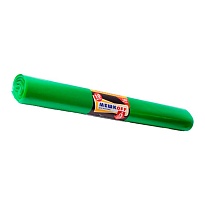 Мешки для мусора 180 л, зеленые, в рулоне 10 шт., ПВД, 50 мкм, 1100х900 мм, МЕШКОFF, 4458 в Екатеринбурге