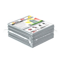 Мешки для мусора 160 л, светло-серые, в пачке 10 шт., ПВД, 40 мкм, 900х1100 мм, i-Bag в Екатеринбурге